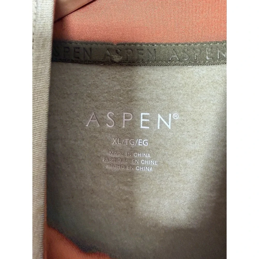 Aspen Lot‎ Of 2 Men's Quarter Zip Pullover Golf Sweaters Size XL Blue Tan NEW